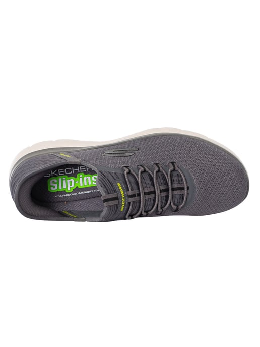Skechers Slip-ins Summits High Range Trainers, Grey - Image 6