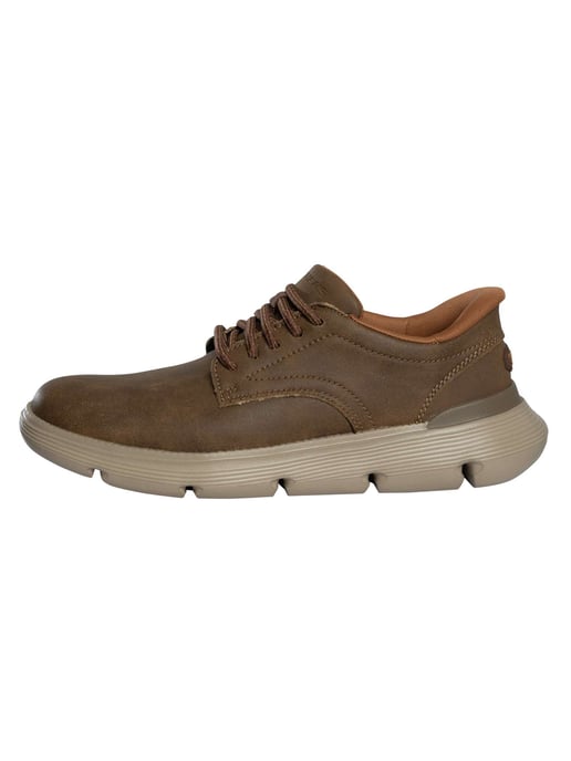 Skechers Instappers Garza Leren Sneakers, Grijs - Image 2