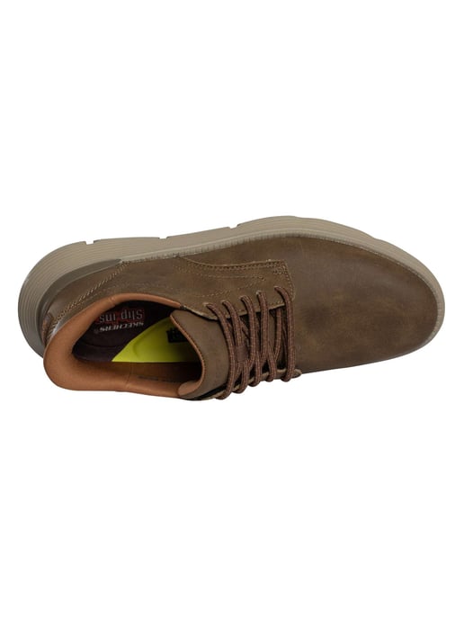 Skechers Instappers Garza Leren Sneakers, Grijs - Image 6