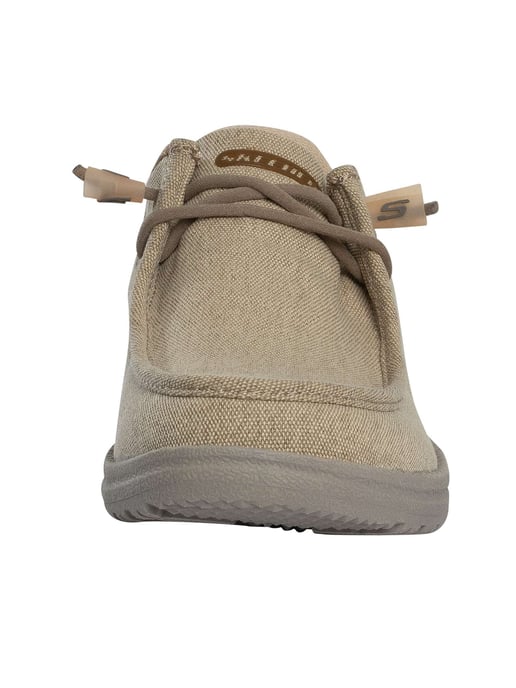 Skechers Slip-Ins Relaxed Fit Melson Trainers, Beige - Image 4