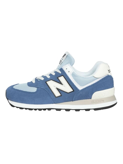New Balance 574 Suede Trainers, Blauw - Image 2