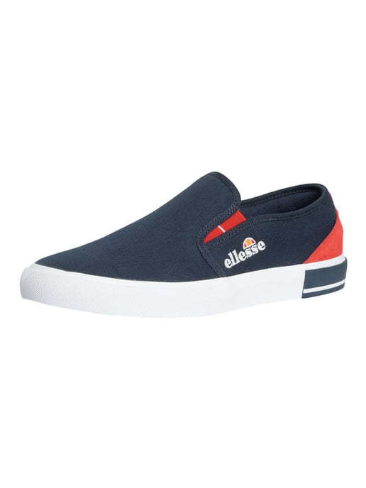 Ellesse Prazzo Text Am Slip On Sneakers, Blauw - Image 1