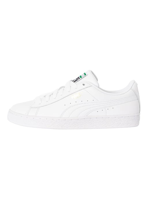 Puma Basket Klassieke Leren Sneakers, Wit - Image 2