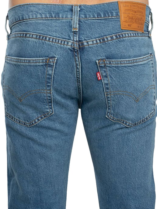Levi's 502 Taper Jeans, Blue - Image 4