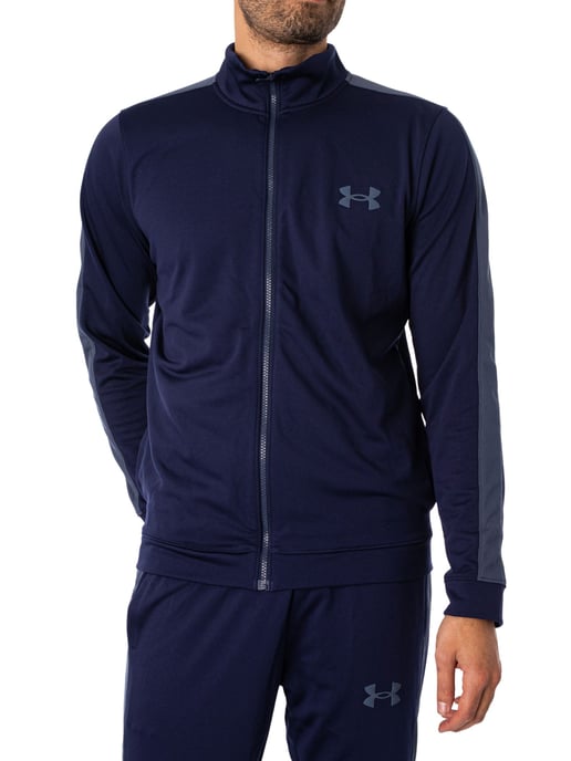 Under Armour Gebreid Trainingspak, Blauw - Image 3