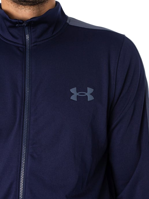 Under Armour Gebreid Trainingspak, Blauw - Image 5