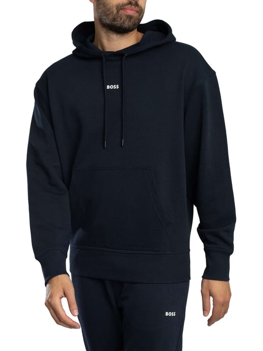 BOSS Wesmall Trainingspak Met Capuchon, Blauw - Image 3