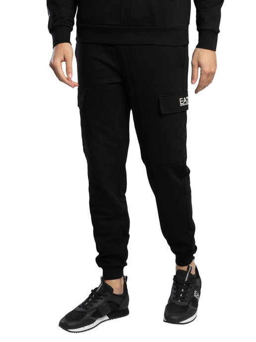 EA7 Logo Regular Joggingbroek, Zwart - Image 1