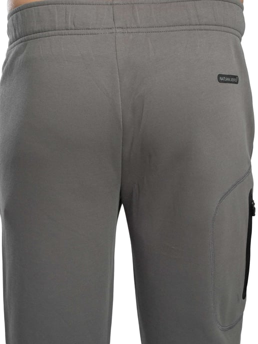 EA7 Joggingbroek Met Logo En Ritssluiting Aan De Zijkant, Grijs - Image 4