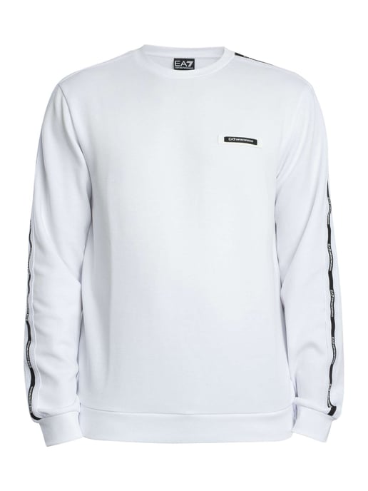 EA7 Sweatshirt Met Logo-Tape, Wit - Image 5
