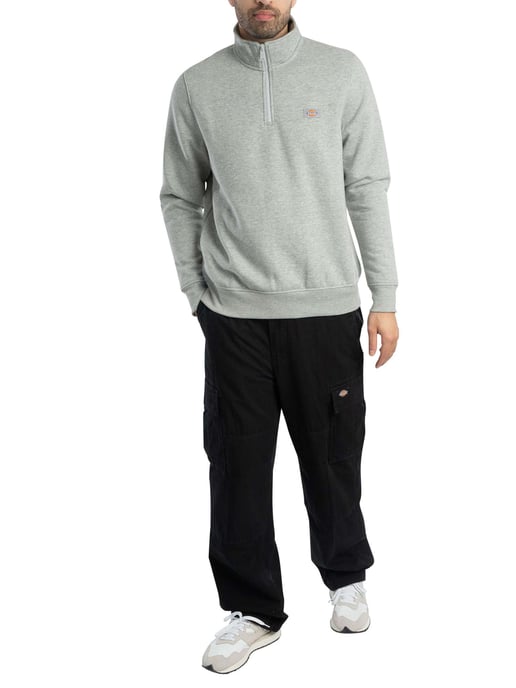 Dickies Oakport Sweatshirt Met Kwartrits, Grijs - Image 6