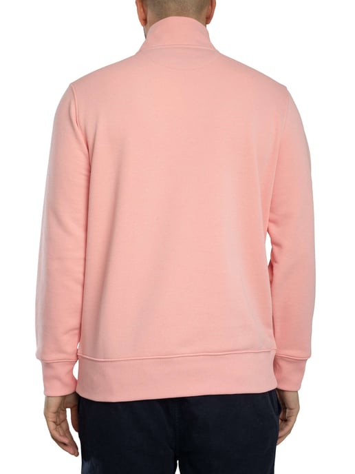 GANT Regular Shield 1/4 Zip Sweatshirt, Roze - Image 3