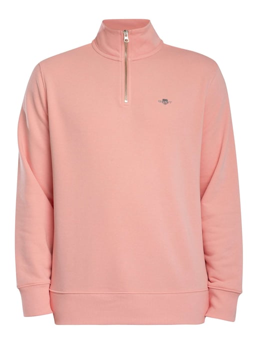 GANT Regular Shield 1/4 Zip Sweatshirt, Roze - Image 5
