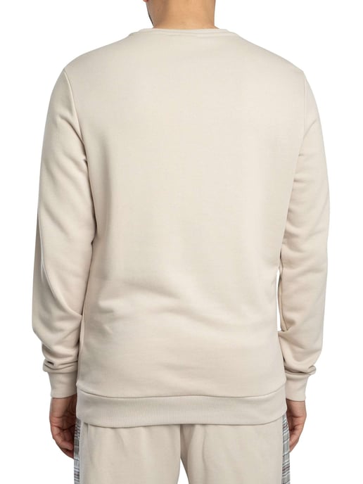 Lyle & Scott Trui Met Geruite Panelen, Beige - Image 3