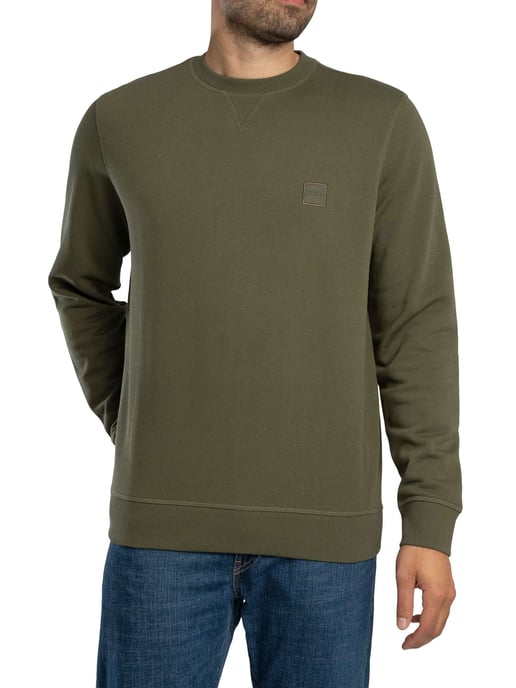 BOSS Westart Sweatshirt, Green - Image 2