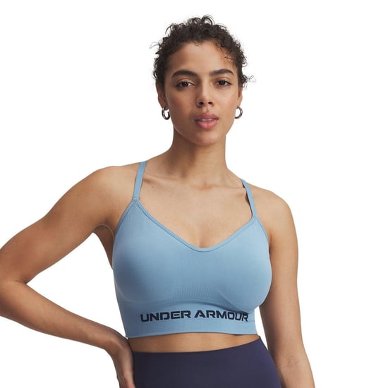Under Armour Vanish naadloze sportbeha voor dames (Blauw) - Image 1