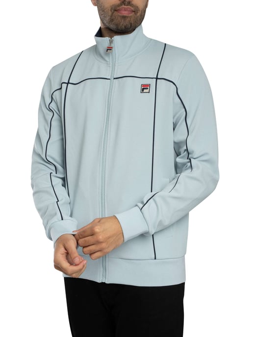 Fila Armando Trainingsjack Met Contrasterende Biezen, Blauw - Image 2