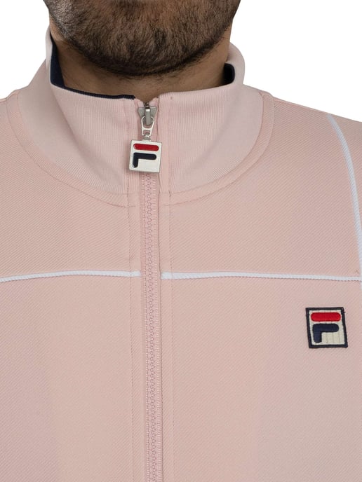 Fila Armando Trainingsjack Met Contrasterende Biezen, Roze - Image 5