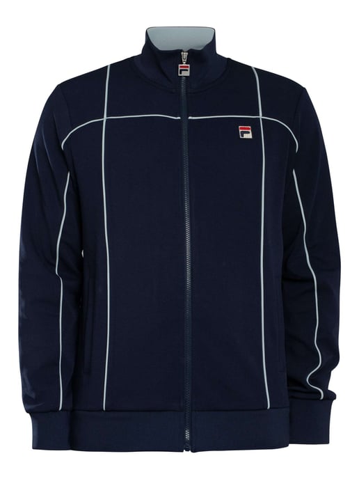 Fila Armando Trainingsjack Met Contrasterende Biezen, Blauw - Image 6