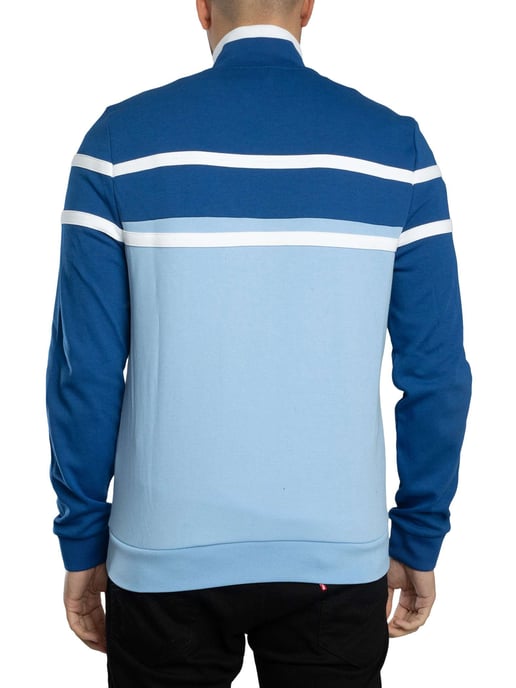 Fila Giovanni Contrast Panels Track Jacket, Blue - Image 3
