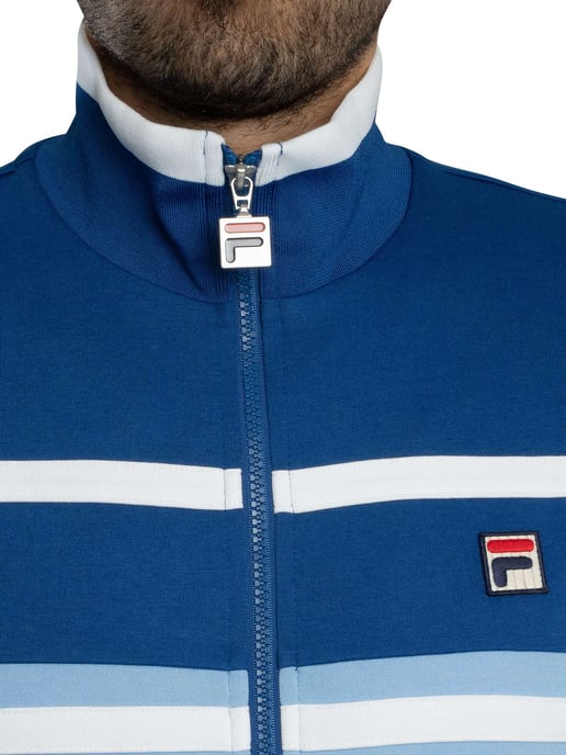 Fila Giovanni Contrast Panels Track Jacket, Blue - Image 5