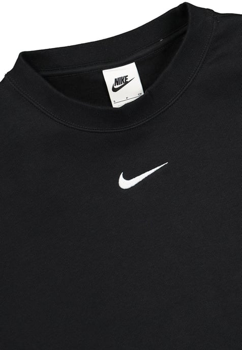 Nike Womens Sportswear Phoenix Fleece Oversized Crewneck Sweatshirt in Black - Image 3