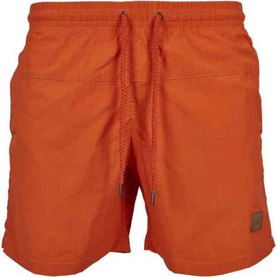 Urban Classics Heren Blok Zwemshorts (Oranje Roest) - Image 1