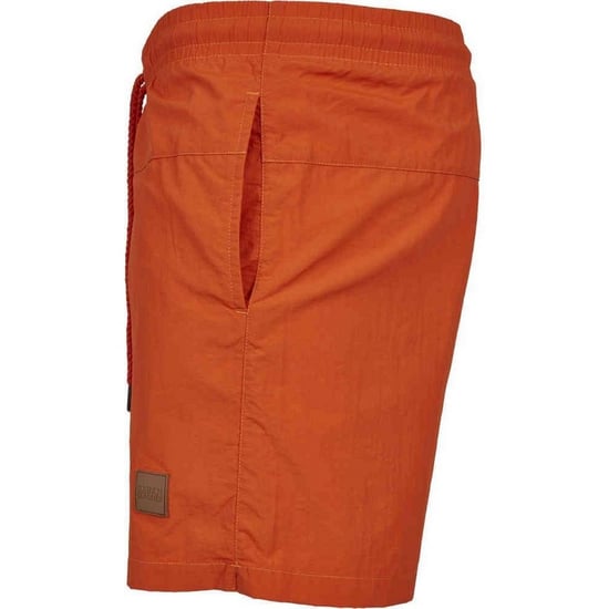 Urban Classics Heren Blok Zwemshorts (Oranje Roest) - Image 3