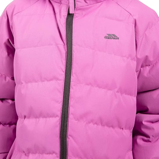 Trespass Childrens Girls Amira Casual Jacket (Rose Blush) - Image 3