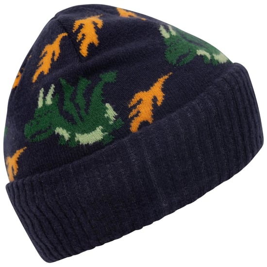 Trespass Timbo Dragon gebreide muts voor jongens (Marine) - Image 2