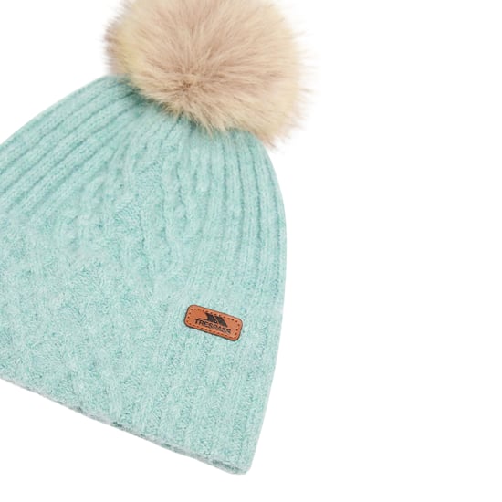 Trespass Gebreide muts van cederhout voor dames (Dusty Teal) - Image 3