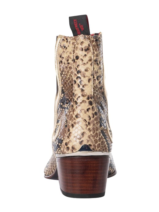 Jeffery West Chelsea-Laarzen Met Slangenprint, Beige - Image 5