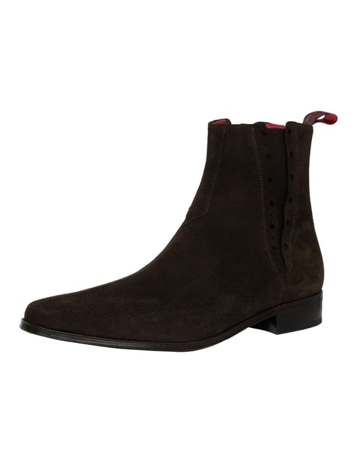 Jeffery West Suède Chelsea Boots, Bruin - Image 1