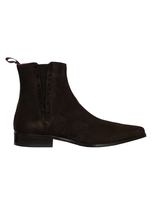 Jeffery West Suède Chelsea Boots, Bruin - Image 3