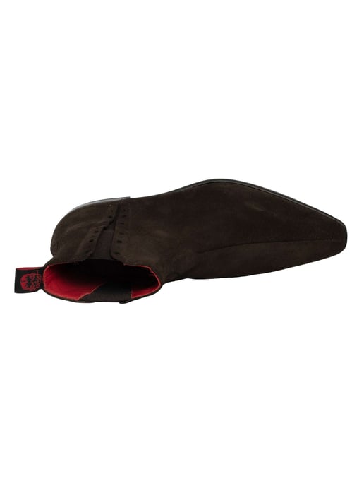 Jeffery West Suède Chelsea Boots, Bruin - Image 6