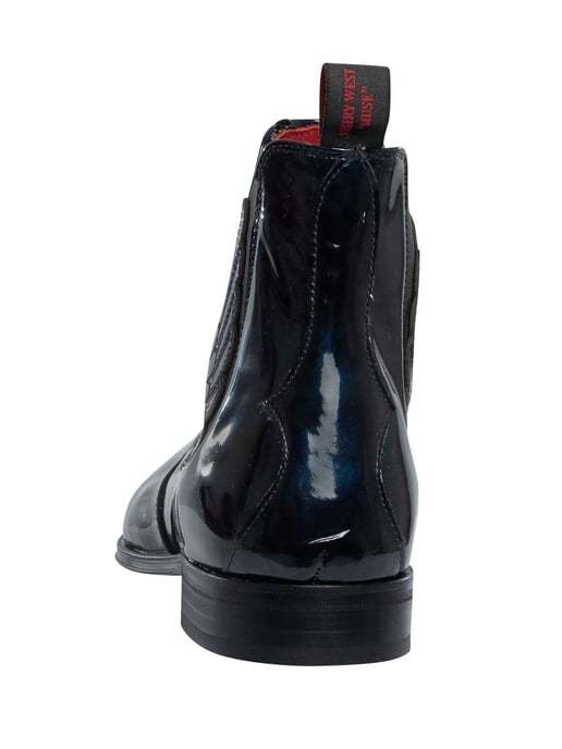 Jeffery West Wings Leren Chelsea-Laarzen, Blauw - Image 5