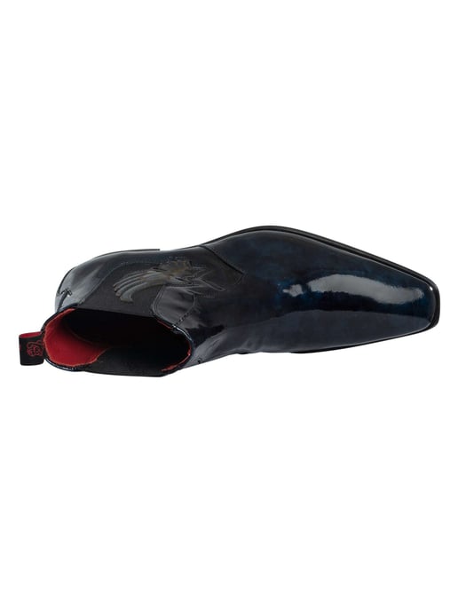 Jeffery West Wings Leren Chelsea-Laarzen, Blauw - Image 6