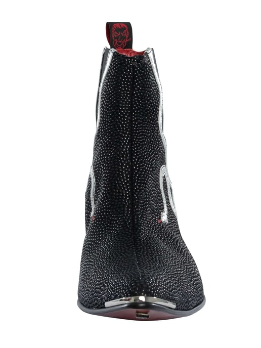 Jeffery West Snake Crell Chelsea Boots, Black - Image 4