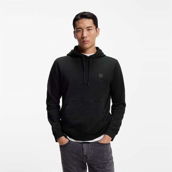 Boss Heren Wetalk Pullover Hoodie (Jet Zwart) - Image 2