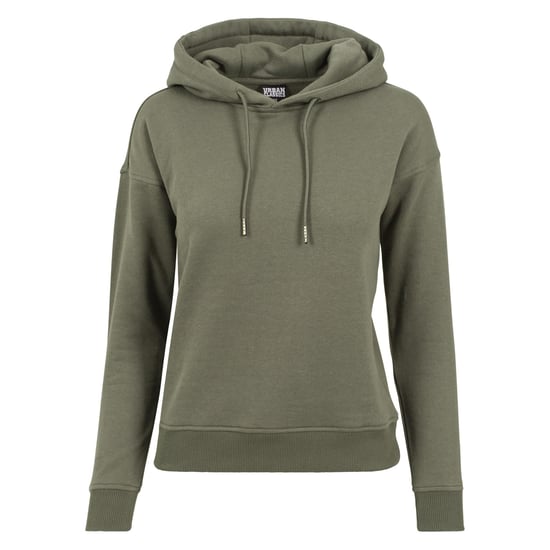 Urban Classics Dames/Dames Effen Hoodie (Olijf) - Image 1