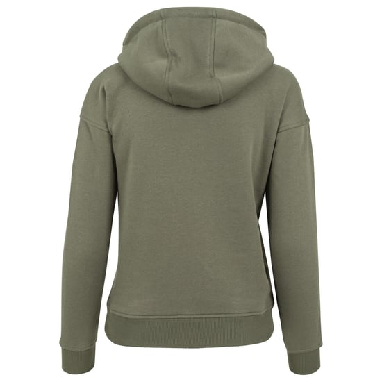 Urban Classics Dames/Dames Effen Hoodie (Olijf) - Image 2