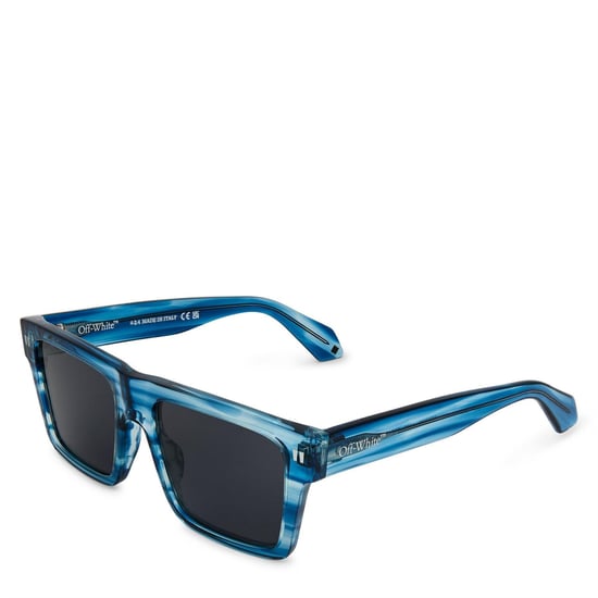 Off White Unisex-zonnebril voor volwassenen met vierkant montuur (Blauw/Donkergrijs) - Image 1