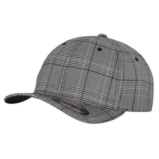 Flexfit Geruite Glen Plaid Baseball Cap (Zwart/Wit) - Image 3