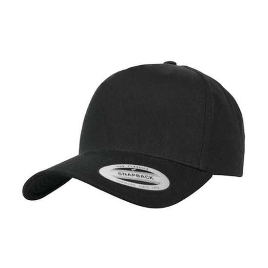 Flexfit Klassieke 5 Paneel Snapback Cap (Zwart) - Image 1
