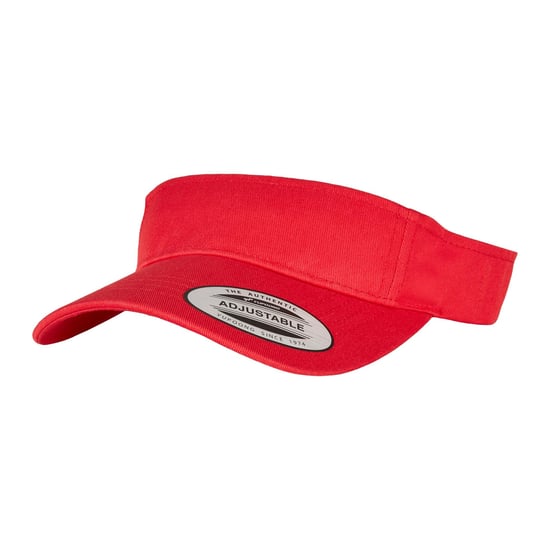 Flexfit Cap met gebogen top en vizier (Rood) - Image 1
