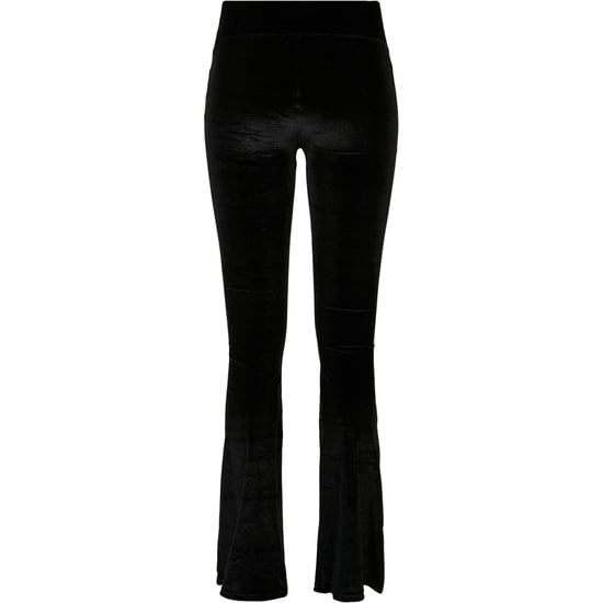 Urban Classics Womens/Ladies Velvet High Waist Bootcut Leggings (Black) - Image 2