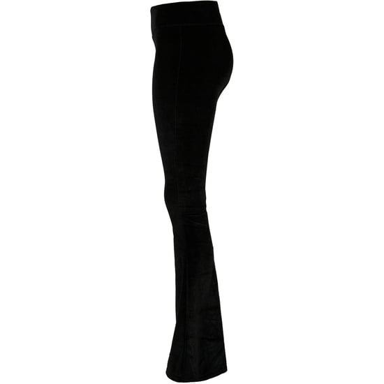 Urban Classics Womens/Ladies Velvet High Waist Bootcut Leggings (Black) - Image 3