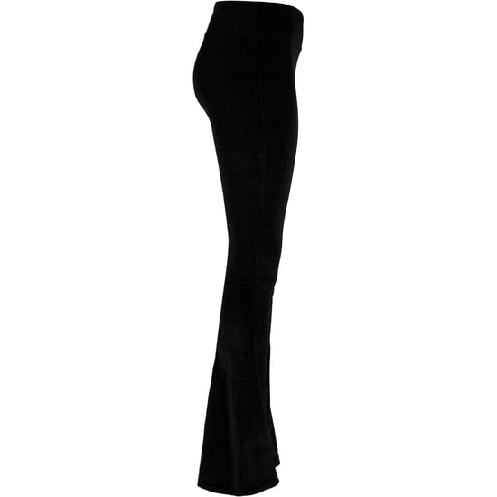 Urban Classics Womens/Ladies Velvet High Waist Bootcut Leggings (Black) - Image 4