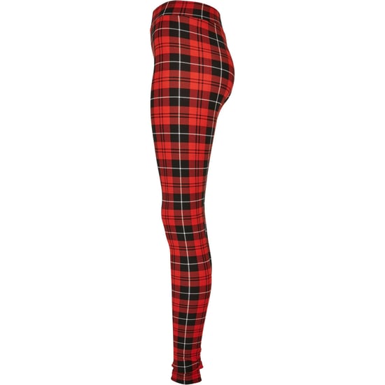 Urban Classics Dames/Dames Zachte Geruite Legging (Rood) - Image 3