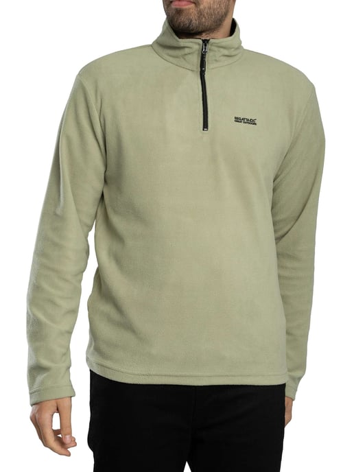 Regatta Thompson Fleece Sweatshirt Met Rits, Groen - Image 1